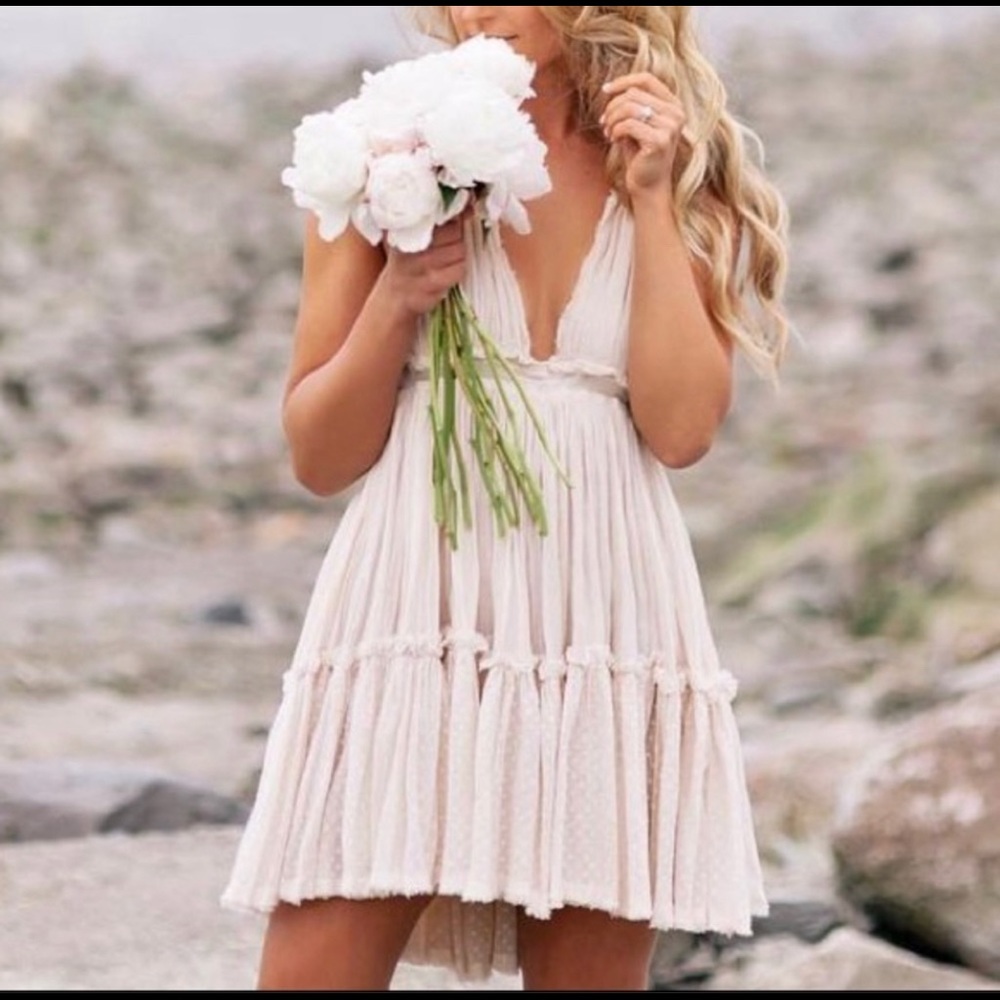 BOHEMIAN TIERED MINI DRESS